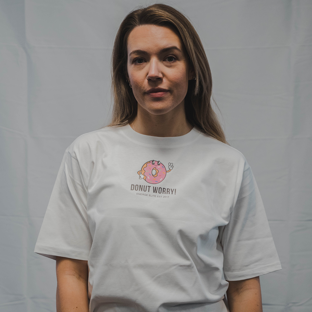 DONUT WORRY OVERSIZED TEE