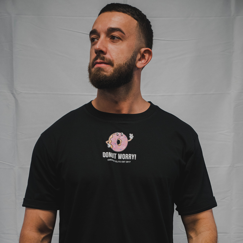 DONUT WORRY OVERSIZED TEE