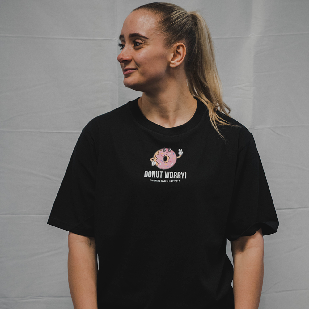DONUT WORRY OVERSIZED TEE